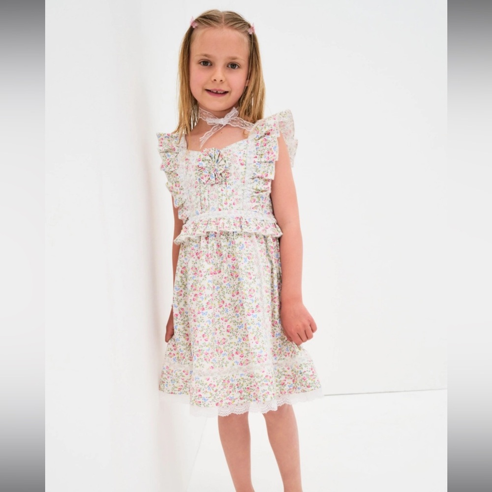 For Love & Lemons Floral Butterfly Dresses sister bundle